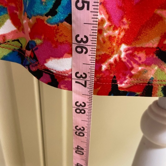 NWT Rodan Floral Ruffle Wrap Sheath Dress - Picture 6 of 10